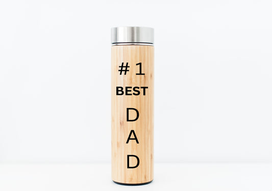 #1 Best DAD Bamboo Water Bottle