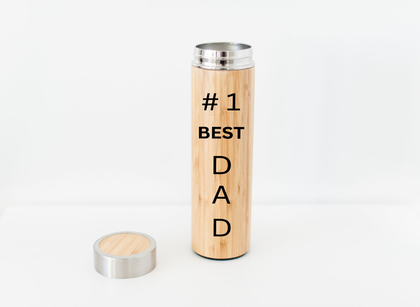 #1 Best DAD Bamboo Water Bottle