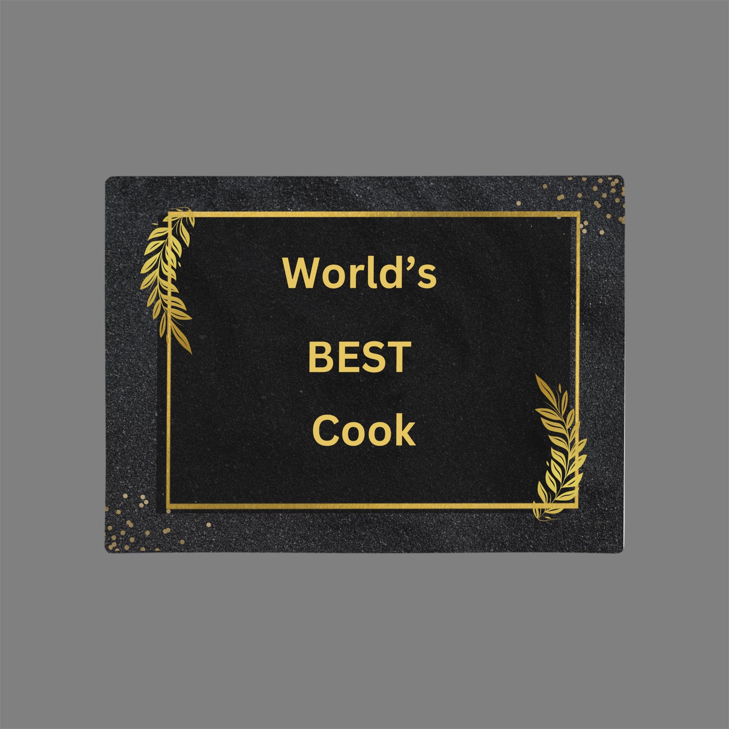 Black & Gold Cutting Board