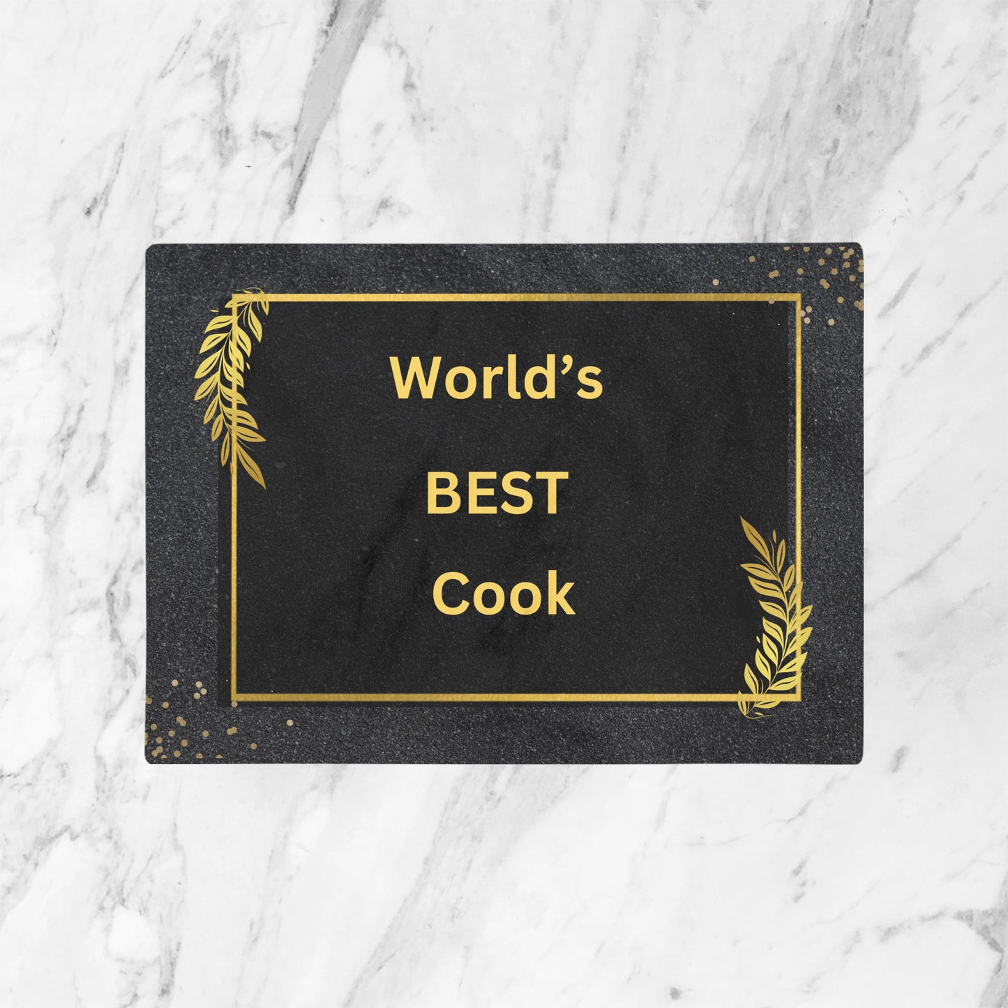 Black & Gold Cutting Board