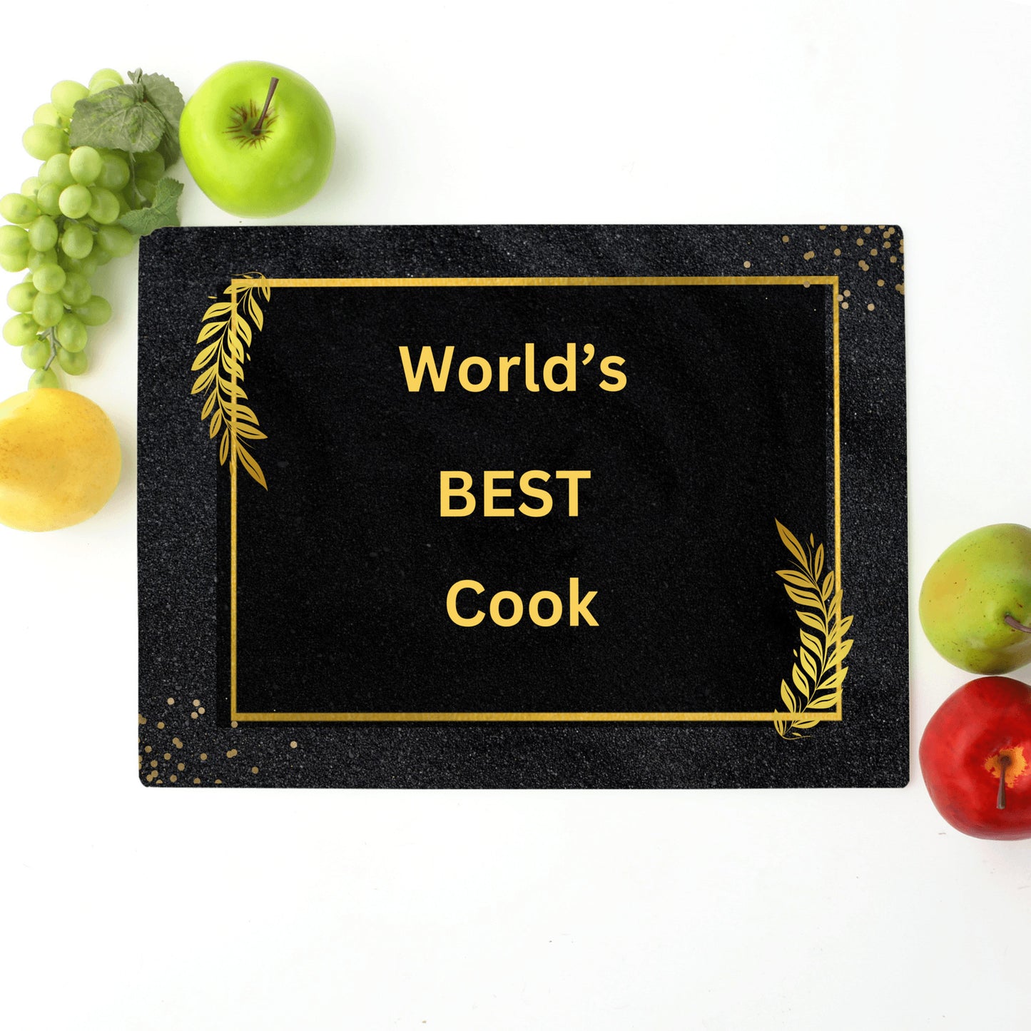 Black & Gold Cutting Board